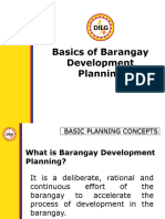 The Barangay Development Plan