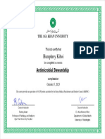 Antimicrobial Stewardship Certificate