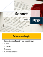 Sonnet Writing