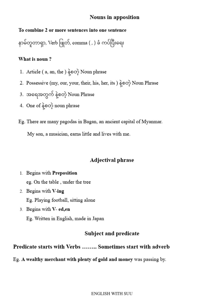 Grade 10 English Grammar Essentials | PDF