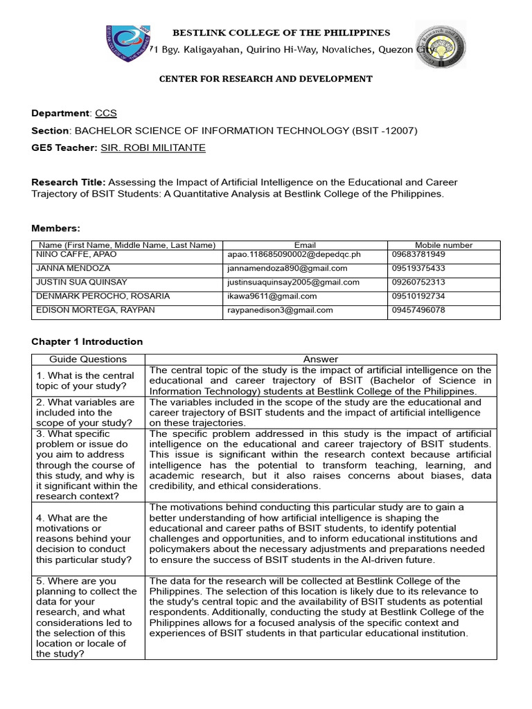 Research Expo Abstract Writing Guide | PDF | Questionnaire | Statistics