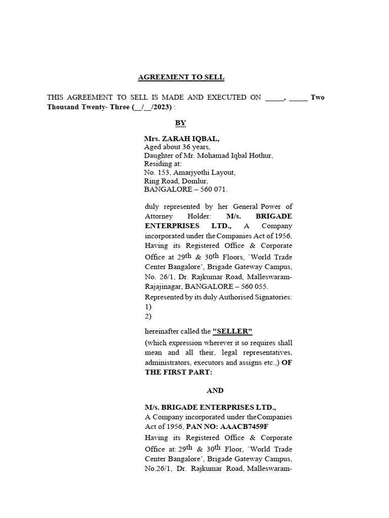 Brigade sanctuary agreement to sell pdf interest loans