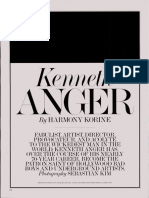 Harmony Korine Interviews Kenneth Anger (Interview Mag, 2014)