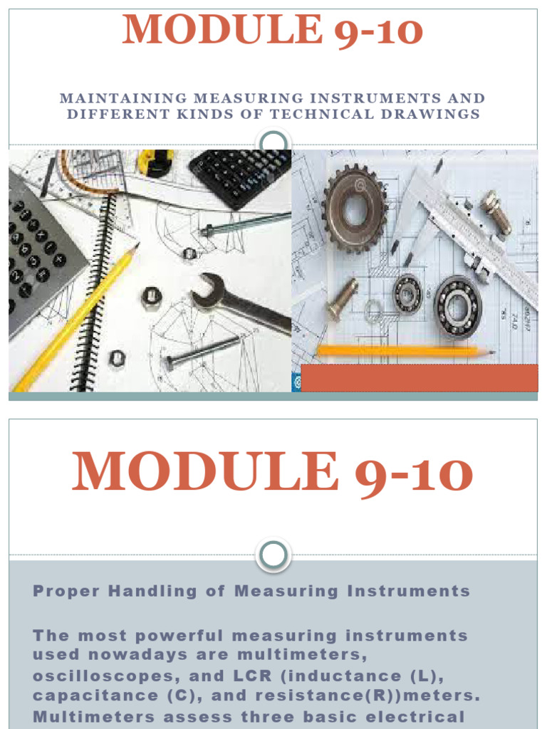 Measuring Instruments & Technical Drawings | PDF | Electrical ...