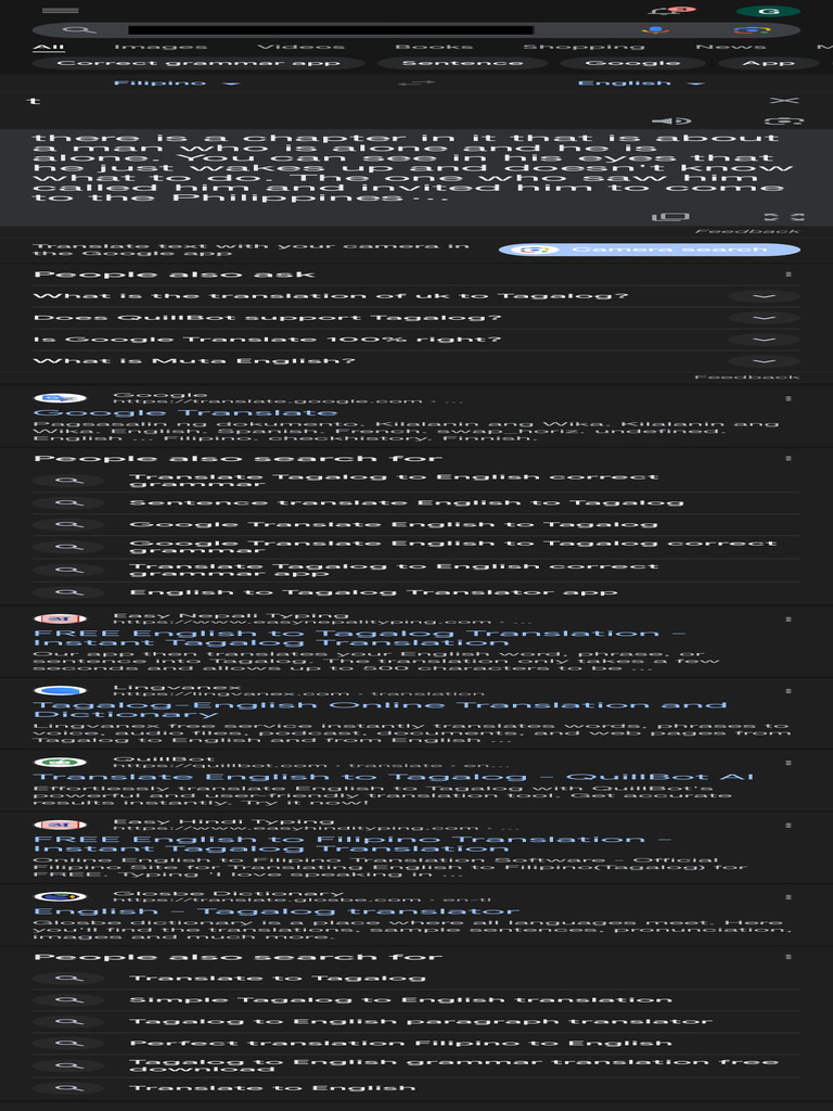 Translate english to tagalog google search pdf tagalog language