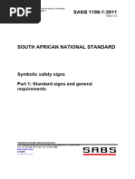 SANS Colour Coding for Equipment and Pipes | PDF | Oil | Stairs