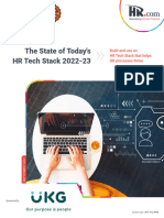 2022 09 09 - The State of Todays HR Tech Stack - 2022 23 - ResearchReport - HRcom - UKG