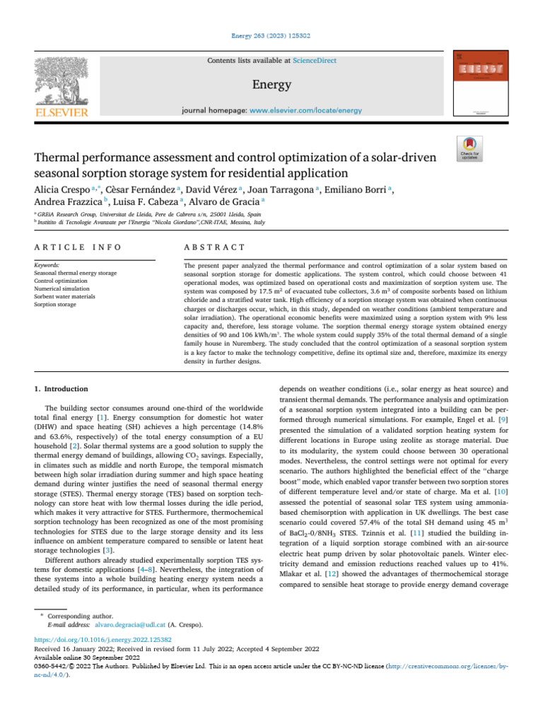 Crespo Et Al. - 2023 - Thermal Performance Assessment and Control ...