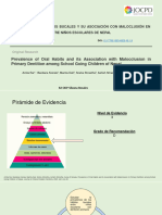 Prevalencia de Hábitos Bucales y Su Asociación Con Maloclusión en Dentición Primaria Entre Niños Escolares de Nepal