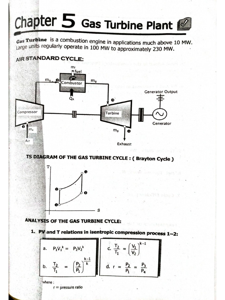 Gas Turbine Power Plant Pdf