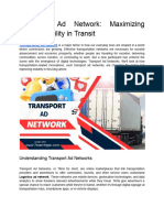 Transport Ad Network - Logistics Ad Network - Transport Ads