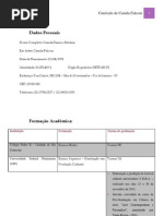 Currículo de Camila Falconi