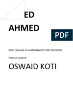 Sayed Ahmed: Oswaid Koti