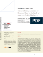 Harris Rivera Burgos 2021 The Continuing Dilemma of Race and Class in The Study of American Political Behavior