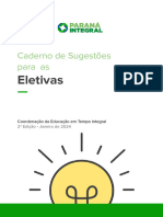 Caderno de Sugestões para As Eletivas 2024 - Versão Preliminar