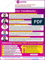 Critical Reasoning Set - 4 (Mains)