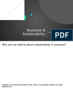 Business Sustainability Updated