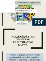 Banghay Aralin Sa Edukasyon Sa Pagpapakatao: Inihanda Ni: Jessa L. Cuyugan