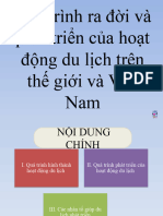 Su Hinh Thanh Va Phat Trien Du Lich