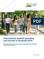 16-17 ACER International Student Spending and Income in Australia