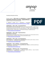 Carta LINKS para Salas Das Conferências e Mesas-Redondas - 28 A 30 SET e 02 OUT 2021