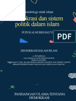 Tugas Metodologi Demokrasi Dan Sistem Politik Islam