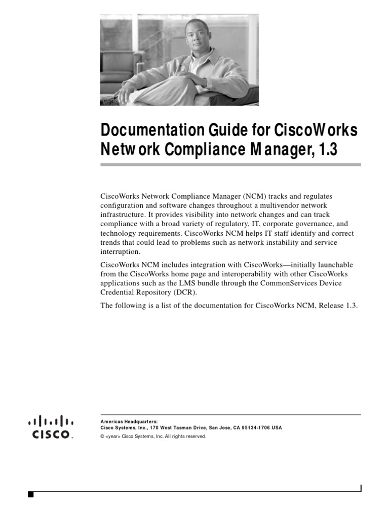 Documentation Guide For Ciscoworks Network Compliance Manager, 1.3 ...