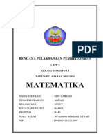 RPP Matematika Kelas 6 Semester 2