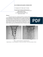 Abstract Towards Controlled Liquid Atomization