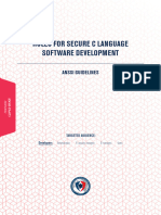 Anssi-Guide-Rules For Secure C Language Software Development-V1.4