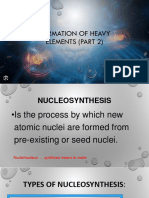 Formation of Heavy Elements Nucleosynthesis PPT 2
