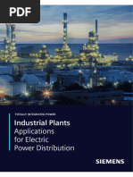 Industrial Plants: Applications For Electric Power Distribution