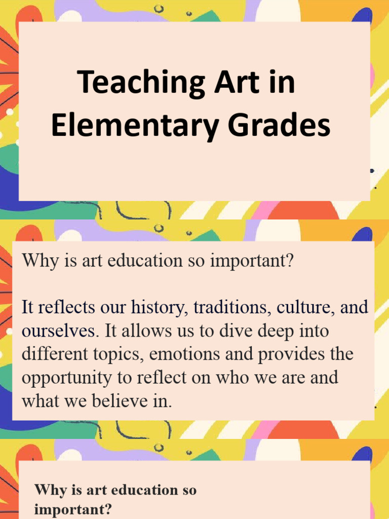 Importance of Art Education in Schools | PDF | Wellness
