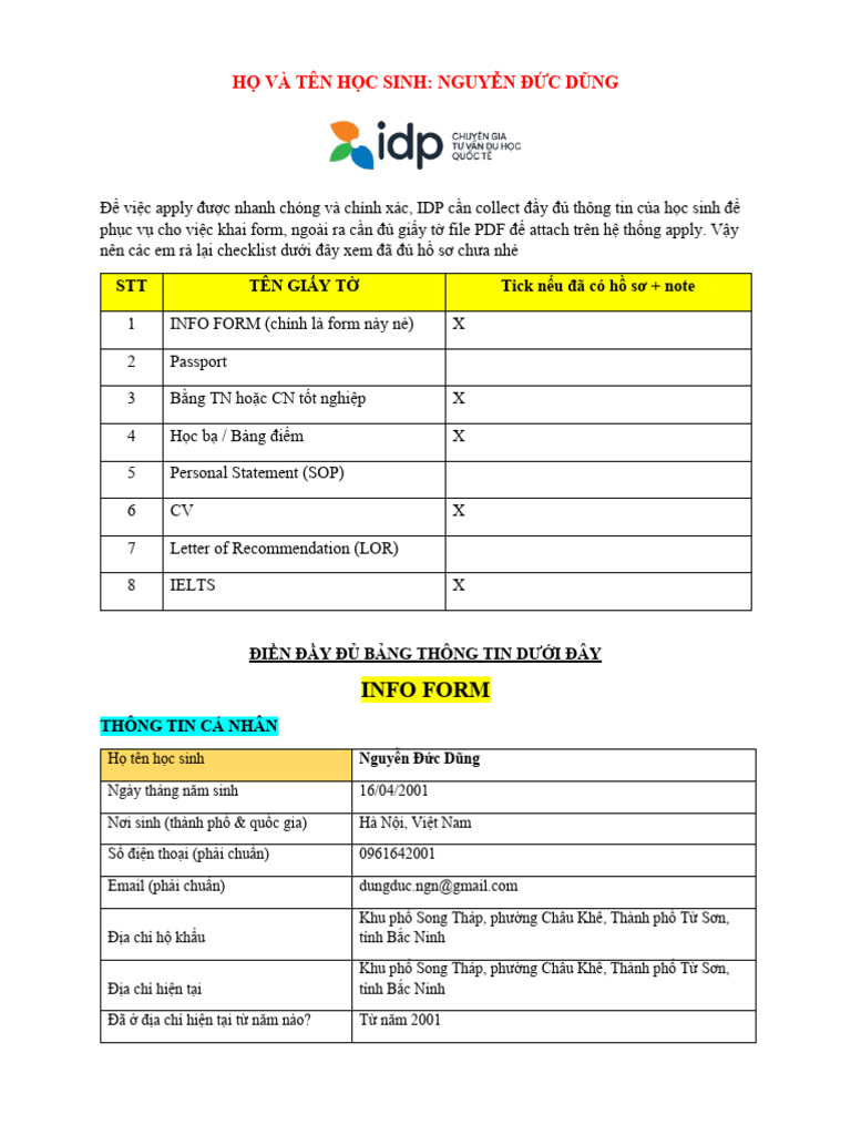 Info Form PDF