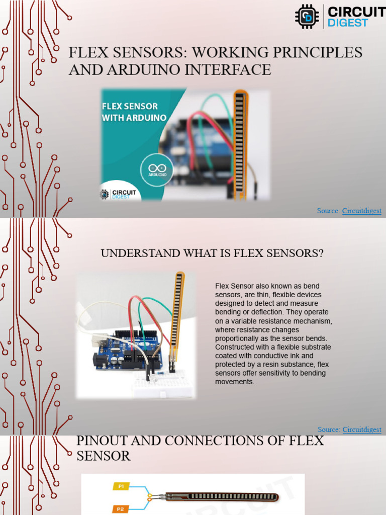 How To Interface Flex Sensors With Arduino? | PDF | Electronic Circuits ...