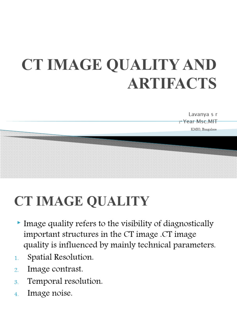 CT Imaging for Radiology Students | PDF