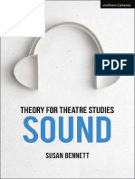 Theory For Theatre Studies - Sound-Methuen Drama (2019)