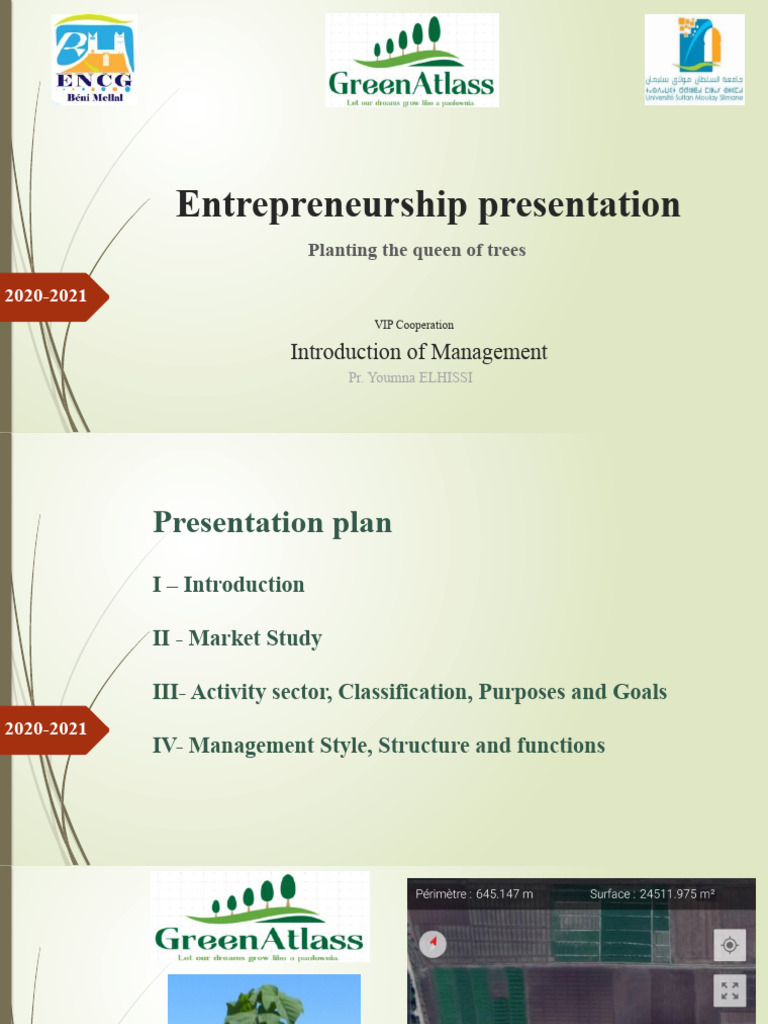 Entrepreneurship Project GreeAtlas | PDF | Economies | Business