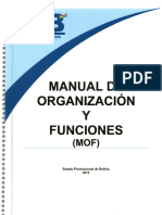 Manual de Organizacion y Funciones (MOF) (2012)