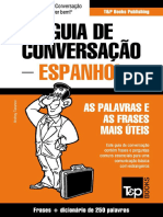 Guia de Conversação Português-Espanhol e Mini Dicionário 250 Palavras (European Portuguese Collection Livro 110)