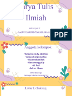 Karya Tulis: Ilmiah