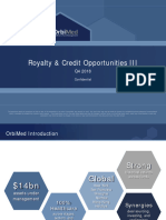 Royalty & Credit Opportunities III: Confidential