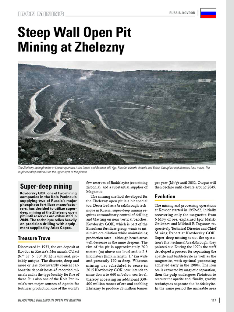 Article - IRON MINING Magazine - Blasthole Drilling in Open Pit Mining ...