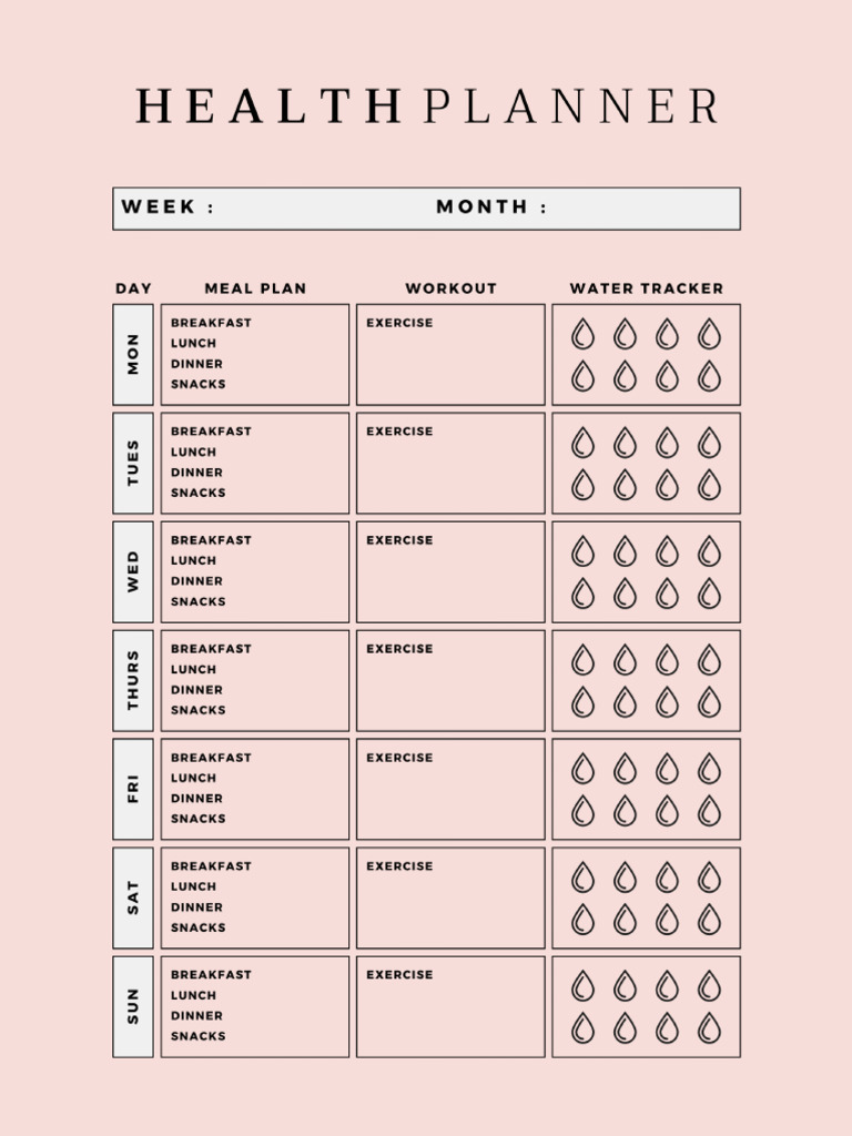 Health Planner Salud | PDF