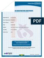 Registration No.: Wazir Arif