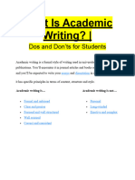 Lecture-1-What Is Academic Writing