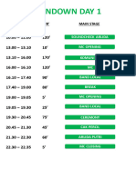 Rundown TKM Expo Mojokerto