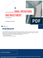 International Operation and Investment