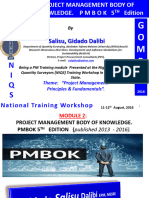 Project Management Body of Knowledge P M