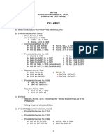 M-Laws Syllabus